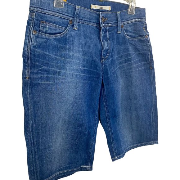 Meltin' Pot Pamel Bermuda Jean Shorts Women's 30 Medium Wash Premium Blue Denim - Picture 3 of 12